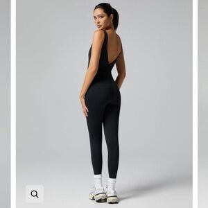 IVL Collective jumpsuit bodysuit with cross-back